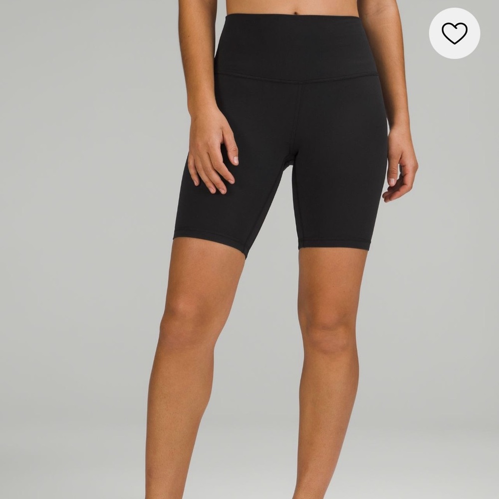 lululemon athletica Black High-Rise Bike Shorts